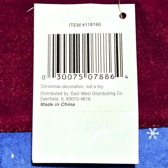 VTG 90s Santas Best Stockings Felt Christmas Santa Claus Frosty Snowman NWT NOS - Picture 5 of 6